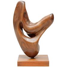Modernist Wood Sculpture 1stdibs Com Wood Sculpture Sculpture Wood