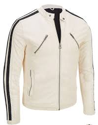 Aaron Paul Need For Speed White Synthetic Leather Jacket At Amazon Men S Clothing Store Leather Jacket Men Leather Jacket Brands Leather Jackets Women