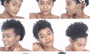 8 Easy Protective Hairstyles For Short Natural 4c Hair That Will Not Damage Your Edges Natural Hair Styles 4c Natural Hairstyles Short Hair Styles
