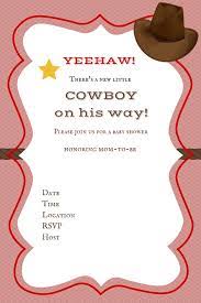 Free Printable Baby Shower Invitations Baby Shower Ideas Themes Cowboy Baby Shower Invitations Cowboy Baby Shower Party Invite Template