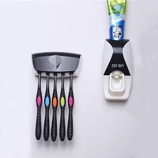 Check spelling or type a new query. Automatic Toothpaste Dispenser Toothbrush Holder Eco Home Goods