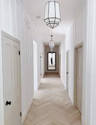 Diy Vertical Shiplap Entry Way Update On A Budget Herringbone Floor Hallway Flooring Herringbone Wood Floor