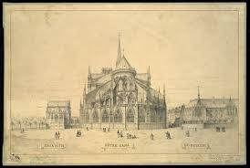 Cathedrale Notre Dame De Paris Project Of Sacristy And Residence Of The Archbishop Adopted On January 28 Notre Dame De Paris Cathedrale Cathedrale Vieux Paris