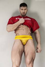 Musclebound Model Alessandro Cavagnola In A Jock Strap! - Nude Men, Nude  Male Models, Gay Selfies & Gay Porn