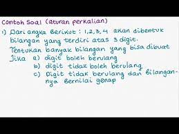 Maybe you would like to learn more about one of these? M501 Peluang Aturan Perkalian Contoh Soal 1 Youtube