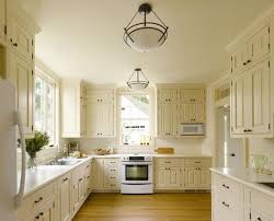 Simple White With Cabinets Up To Ceiling With Upper Doors Lake House Kitchen Connor Homes Home Kitchens