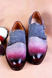 Ivan Crivellaro Double Monk Burnished Toecap Monk Strap Shoes Dress Shoes Men Double Monk Strap Shoes