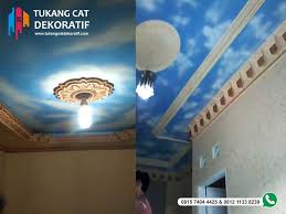 Karena diposisikan tergantung dengan hasil. Jasa Cat Motif Awan Pada Langit Langit Plafon Rumah Tukang Cat Dekoratif