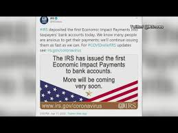 Using the irs stimulus check portal 2. Irs Deposits First Wave Of Stimulus Checks Early Youtube