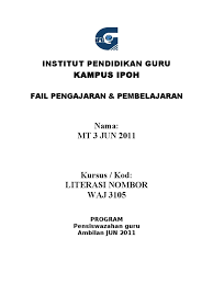 Ia merangkumi maklumat penting termasuk tarikh, waktu, kod kertas, nama kertas. Kandungan Fail Utk Mqa Ipg Ipoh