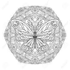 Plus, it's an easy way to celebrate each season or special holidays. Coloring Book For Adult And Older Children Coloring Page With Mandala Made Of Decorative Vintage Flowers And Decorative Butterflies Outline Hand Drawn Vector Illustration Royalty Free Cliparts Vectors And Stock Illustration Image