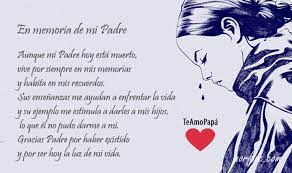 Es grande la emoción que me invade el orgullo de ser la hija de un hombre, hermano, esposo e hijo ejemplar, te extraño papá. Recordando A Mi Padre Que Murio Fallecio Y Hoy No Esta Conmigo