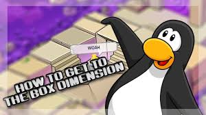 Go into the box store: Club Penguin Online How To Get To The Box Dimension Youtube