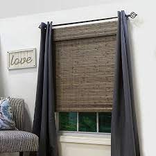 When you're measuring for inside mount blinds, accuracy is key. Farmhouse 64 Inch Length Cordless Bamboo Roman Shade In Distressed Driftwood Bed Bath And Beyond Canada