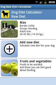 dog raw diet calculator 2 0 apk download android health