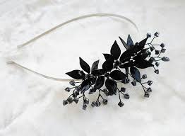 By now you already know that, whatever you are looking for, you're sure to find it on aliexpress. Black Hairband Flower Hairband Sparkly Black Hairband Black Tocados De Novia Tocados Aretes