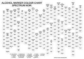 Spectrum Noir Colour Chart 2016 A4 Sn Prints Flickr