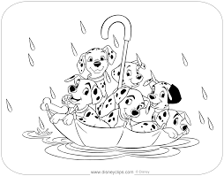 Reopening disney parks in florida: 101 Dalmatians Coloring Pages Disneyclips Com