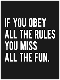 If You Obey All The Rules You Will Miss All The Fun Contact Support Funny Inspirational Quotes Quirky Quotes Funny Quotes