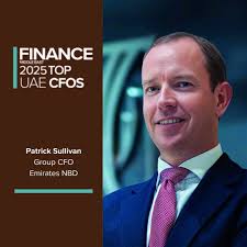 Patrick Sullivan, Group CFO at Emirates NBD has been named among Finance  Middle East's Top 20 UAE CFOs 2025. Sullivan joined Emirates NBD as Group  CFO in 2020. In the first six