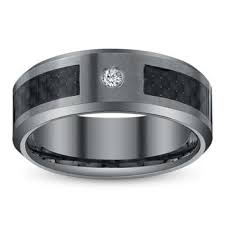 Tungsten And Carbon Fiber Wedding Band Band Carbon Fiber Wedding Bands Diamond Wedding Bands Wedding Rings