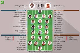 Rafa silva, cristiano ronaldo e diogo. Asi Seguimos El Directo Del Portugal Sub 19 Espana Sub 19