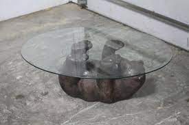 Due to the passing of mrs. Bear Cub Glass Top Coffee Table Spencer Sales