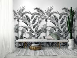 Prix durablement bas, large choix, droit de retour de 30 jours, aussi donnez de la vie à votre intérieur en optant pour une tapisserie à motifs. Papier Peint Rouleau Jungle Noir Et Blanc Hexoa