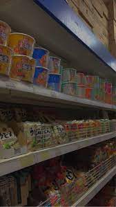 Asian Market Aesthetic Dekorasi Interior Ilustrasi
