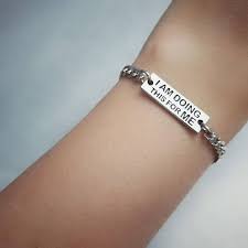 I Am Doing This For Me Bracelet Nickel Free Fitness Jewelry Motivational Jewelry Fitness Journey Weight Lo Fitness Jewelry Motivational Jewelry Jewelry