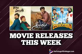 Check out the list of top telugu movies to be released in 2021 and 2022. List Of Movies Releasing This Week 11th March 2021