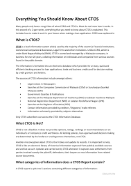 Ctos meaning atau bermaksud credit tip off service yang memberikan perkhimatan laporan maklumat rahsia kredit. What Is Ctos