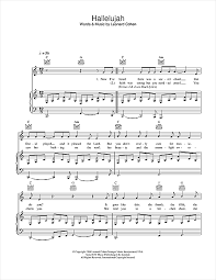 The original version of hallelujah, from leonard cohen, features waltz and gospel influences and it is played in the key of c major. Leonard Cohen Hallelujah Piano Sheet Music Free Epic Sheet Music