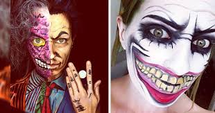 Superhero And Villain Facepaint Creations