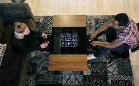 The video of the this coffee table is among the. Dual Smart Coffee Table With A Built In Two Players Arcade Steemhunt