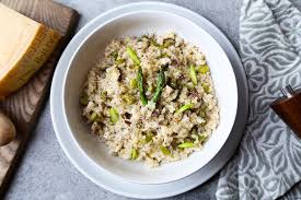 It's true that once you start cooking, it does require a fair amount of attention, but it doesn't take more than 30 minutes to make. Asparagus And Mushroom Risotto Tiger Corporation U S A Rice Cookers Small Kitchen Electronics