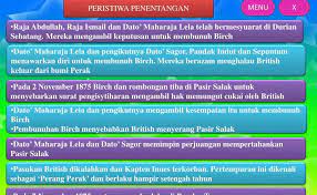 Dato seri maharaja lela haji abd. Kronologi Dato Maharaja Lela