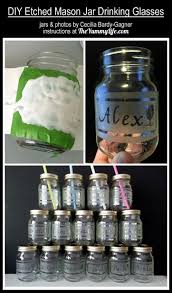 If you are a craftholic, you may be fanatic on these appealing frosted jars, bottles and luminaries. Diy Etched Glass Tutorial