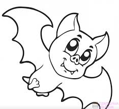 Dibujo Murcielago Para Colorear