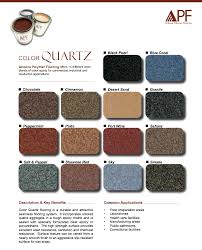 Csm Concrete Coatings Epoxy Quartz Color Chart Image Proview