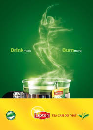 80 Smart And Creative Advertisements That You Should Bookmark And Stumble Green Tea Drinks Lipton Green Tea Drinking Tea