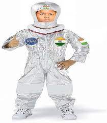 Buy Culture Creation Astronaut Costume for Kids| Astronaut Suit for Childs|  Astronaut Fancy Dress Costume| Space Pilot Costume with Helmet on  Halloween, Cosplay, Theme Party Online at Low Prices in India -
