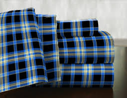 This flannel bed sheet is good for winter nights as they give the right amount of comfort. Pointehaven 175 Gsm Cotton Flannel Sheet Set Queen Ashby Plaid