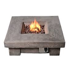 Make your fire pit a safer place to be around with a fire pit ring. Peaktop 35 Outdoor Square Lightweight Ceramic Propane Gas Fire Pit Walmart Com In 2021 Gas Firepit Square Fire Pit Propane Fire Pit