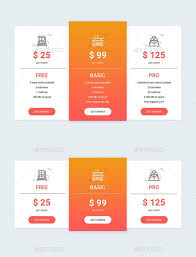 Tofo Modern Table Templates Tables Web Elements Web Design Pricing Web Design Quotes Table Template