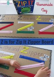 16 comments on diy busy board for toddlers. Z Is For Zip It Zipper Board Learning 4 Kids