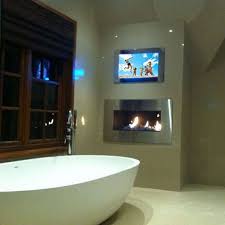 Best buy customers often prefer the following products when searching for bathroom tvs. 30 Best Diy Tv Design Ideas That Are In The Bathroom For Relaxing Spa Moments Tv In Bathroom House Bathroom Tv Mirror