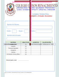 Libro de historia 6 grado contestado 2020. Examen Trimestral De Sexto Grado De Primaria Docsity