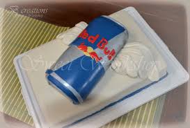 red bull cake