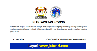 Check spelling or type a new query. Jawatan Kosong Di Kementerian Sains Teknologi Dan Inovasi Jobcari Com Jawatan Kosong Terkini